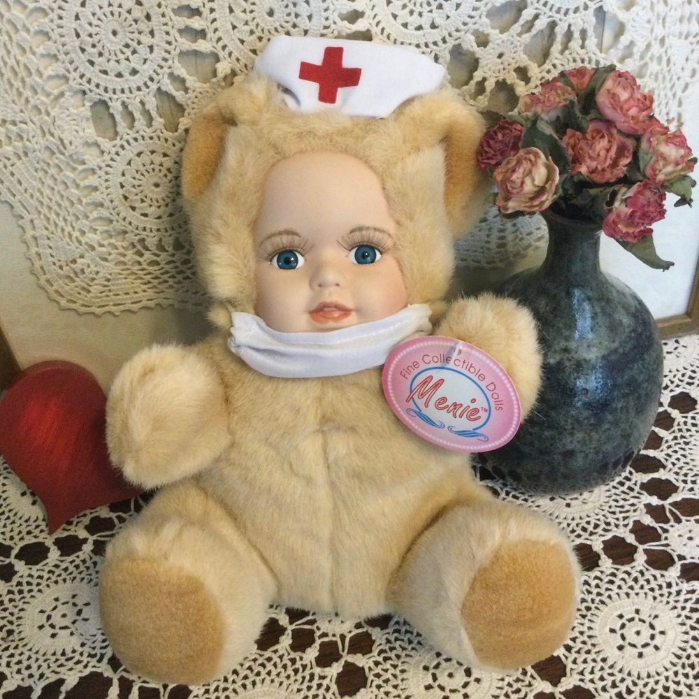 Nurse Teddy Bear 🧸 Plush Baby Doll.